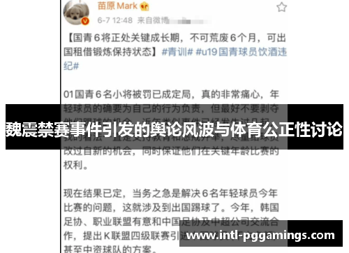 魏震禁赛事件引发的舆论风波与体育公正性讨论 魏震禁赛事件引发的舆论风波与体育公正性讨论